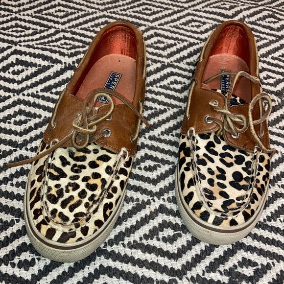 Sperry Shoes - Leopard print Sperry loafers